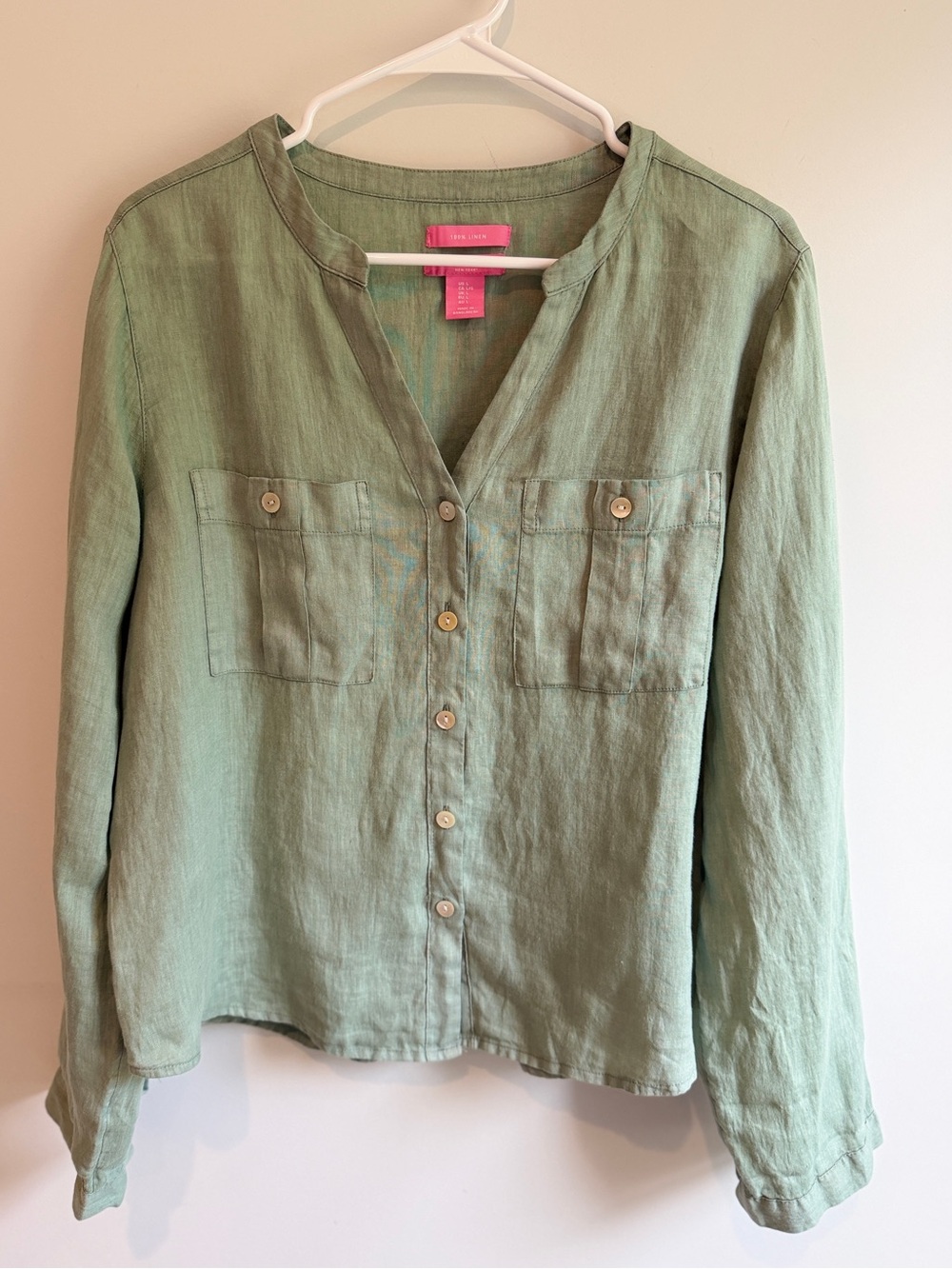 Isaac Mizrahi Linen Top